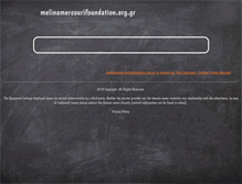 Tablet Screenshot of melinamercourifoundation.org.gr